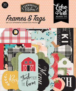 Echo Park : Frames & Tags - Die Cuts - Farmhouse Kitchen