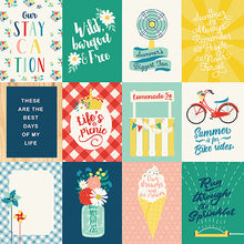 Load image into Gallery viewer, Echo Park:  12x12 Paper - Single Sheet - Good Day Sunshine - 3x4 Journaling Cards