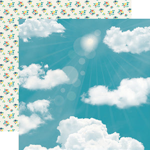 Echo Park:  12x12 Paper - Single Sheet - Good Day Sunshine - Sunny Day