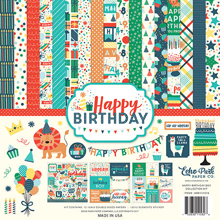 Echo Park Kit: Happy Birthday Boy