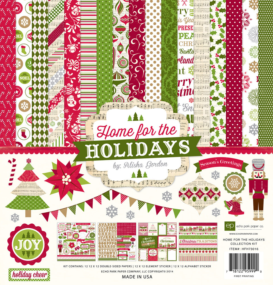 Echo Park Kit:  Home for the Holidays