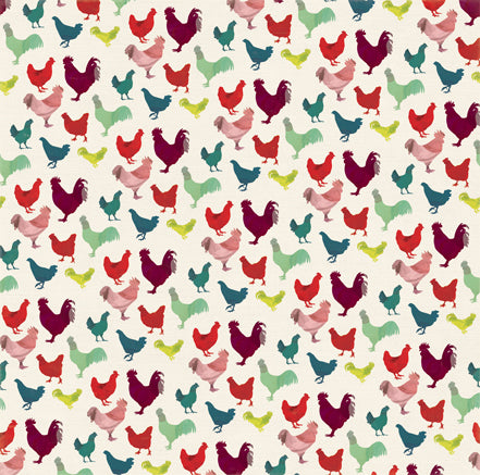 Echo Park:  12x12 Paper - Single Sheet - Homegrown - Chickens