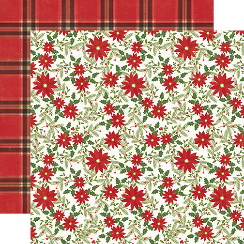 Echo Park:  12x12 Paper - Double-Sided Single Sheet - I Love Christmas - Christmas Joy
