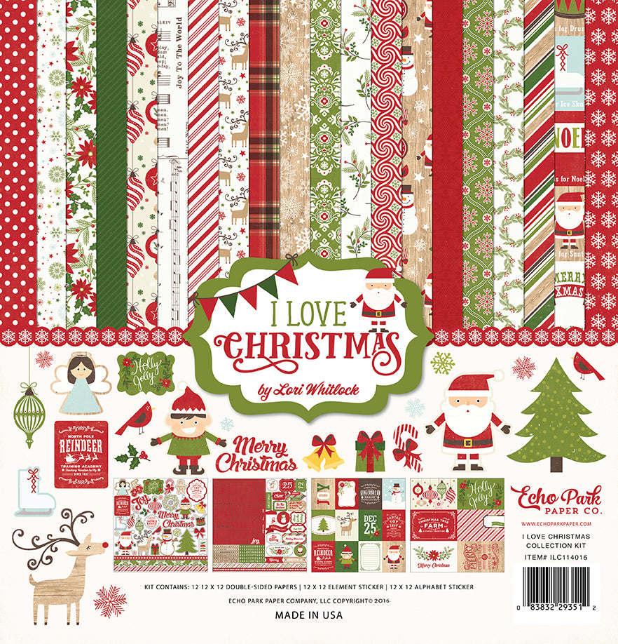 Echo Park Kit:  I Love Christmas