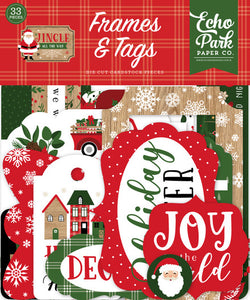 Echo Park : Frames & Tags - Die Cuts - Jingle All The Way