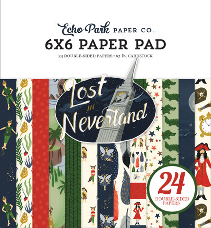 Echo Park: 6x6 Paper Pad - Lost in Neverland