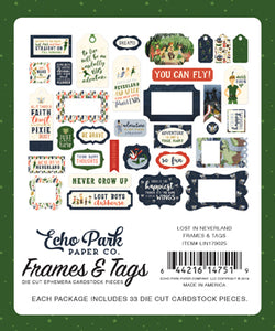 Echo Park: Frames & Tags - Lost in Neverland