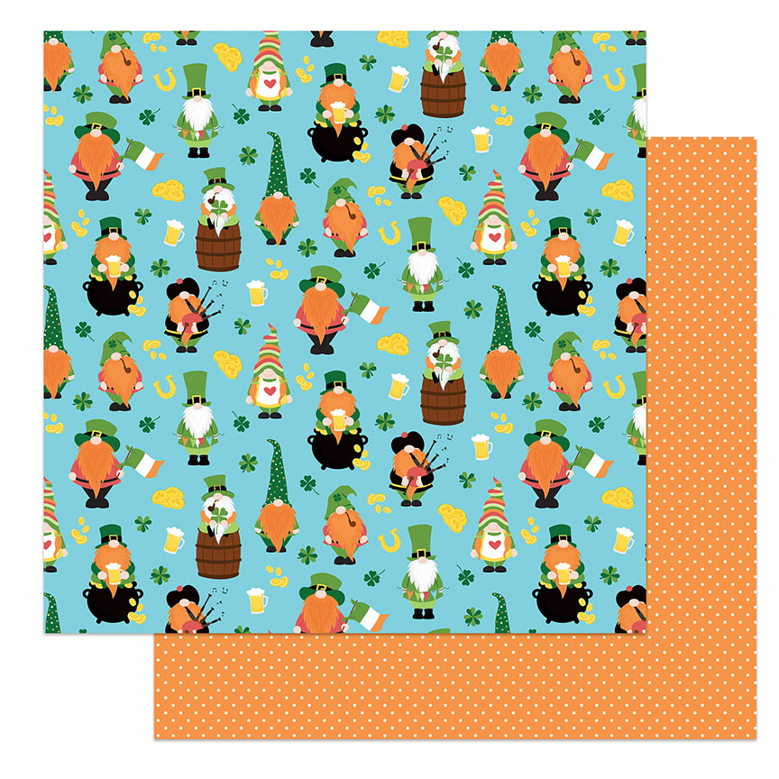 Photoplay: Lucky Charm - Double sided printed paper - Kiss Me