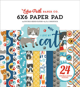 Echo Park: 6x6 Paper Pad - I Love My Cat