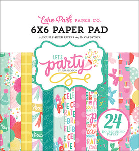 Echo Park: 6x6 Paper Pad - Let's Party - Girl