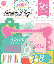 Load image into Gallery viewer, Echo Park: Frames &amp; Tags - Let&#39;s Party - Girl