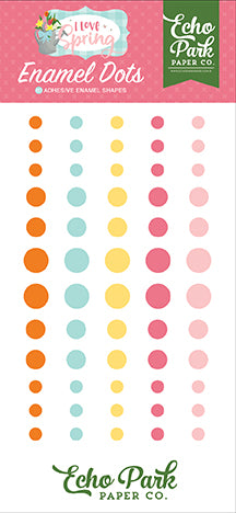 Echo Park: Enamel Dots - I Love Spring