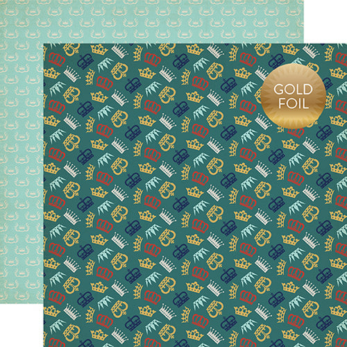 Echo Park:  12x12 Paper - Single Sheet - Once Upon A Time - Prince Charming