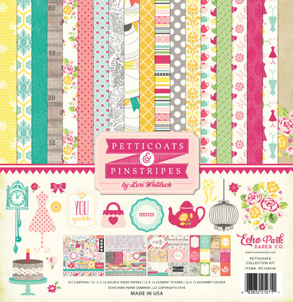 Echo Park Kit:  Petticoats & Pinstripes - Pink