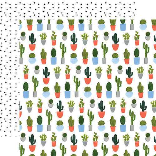 Echo Park: 12x12 Double-Sided Paper - Plant Lady - Cacti
