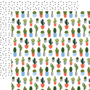 Echo Park: 12x12 Double-Sided Paper - Plant Lady - Cacti