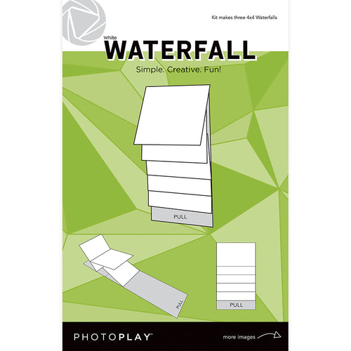 Photoplay: Waterfall Mechanical Card (green package) - 4x4 - White