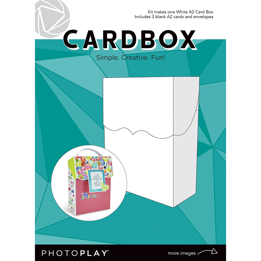 Photoplay: Card Box - White - Cardbox