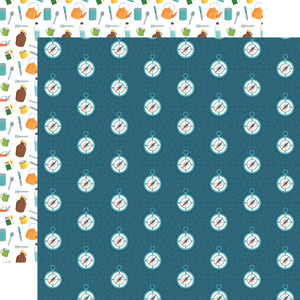 Echo Park:  12x12 Paper - Double-Sided Single Sheet - Summer Adventure - Explore