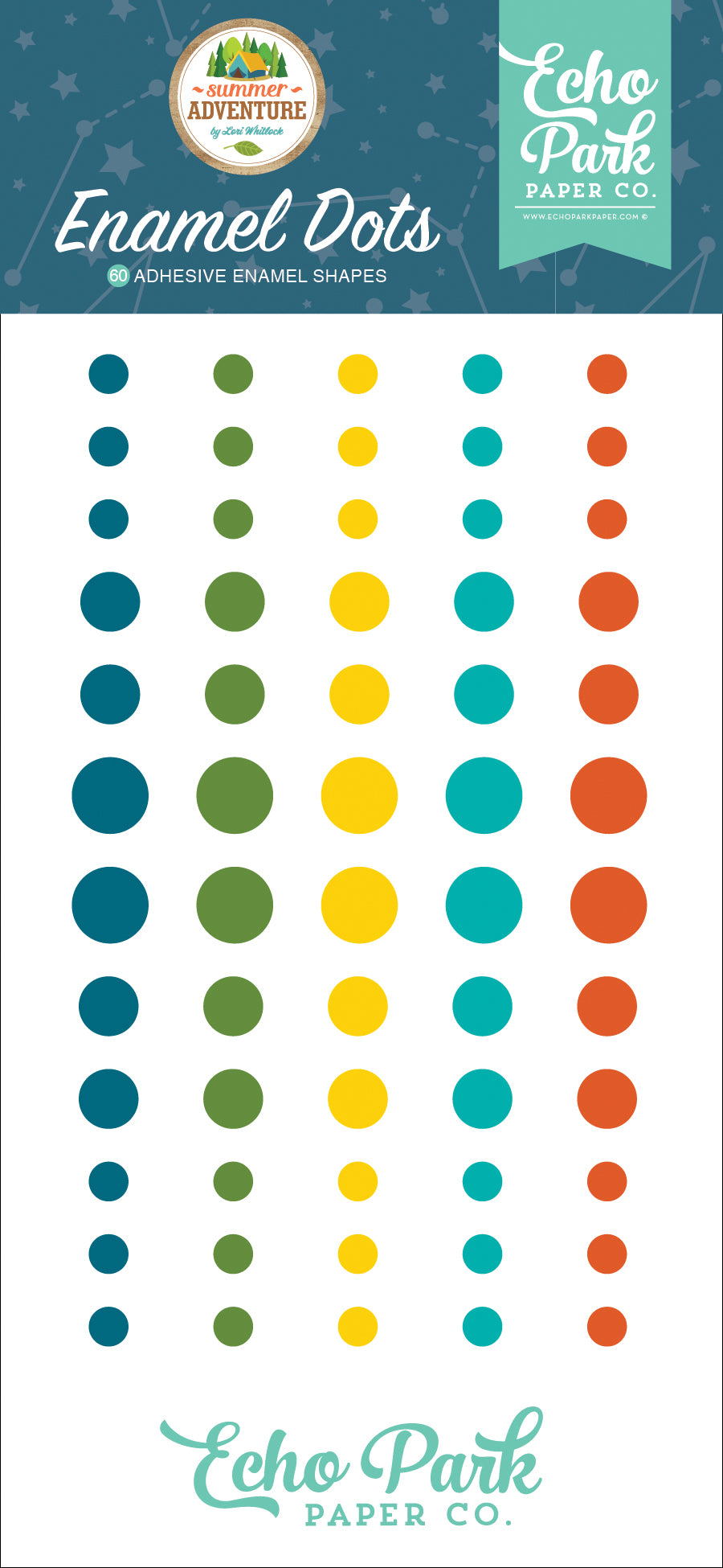 Echo Park: Enamel Dots - Summer Adventure