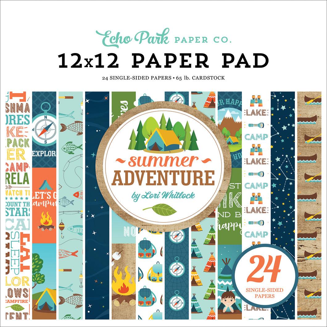 Echo Park: 6x6 Paper Pad - Summer Adventure
