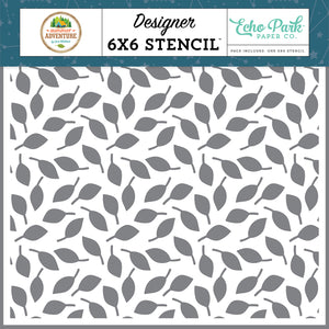 Carta Bella: 6x6 Stencil Set - Camping Leaves