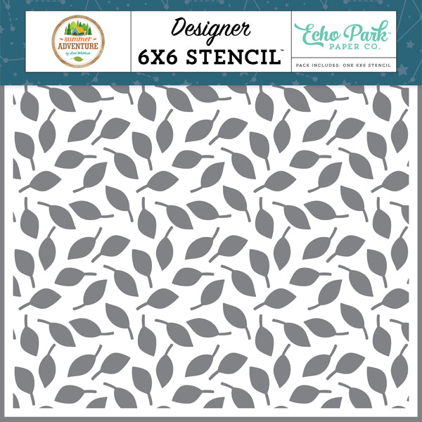 Carta Bella: 6x6 Stencil Set - Camping Leaves