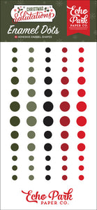 Carta Bella: Embellishments - Enamel Dots - Merry Christmas