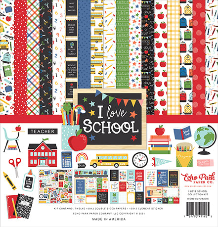 Echo Park Kit:  I Love School