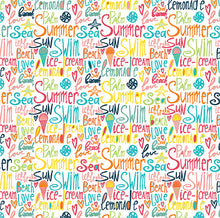 Load image into Gallery viewer, Echo Park:  12x12 Paper - Single Sheet - Summer Party - Beach Love