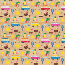 Load image into Gallery viewer, Echo Park:  12x12 Paper - Double-Sided Single Sheet - I Love Summer - Beach Day