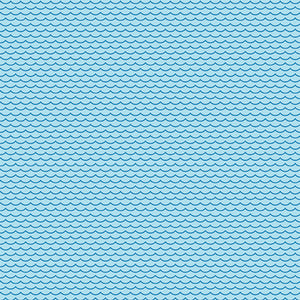 Echo Park:  12x12 Paper - Single Sheet - I Love Summer - Fish in the Sea