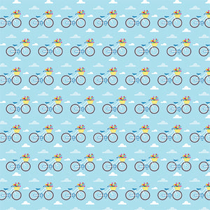 Echo Park:  12x12 Paper - Double-Sided Single Sheet - I Love Summer - Beach Cruising