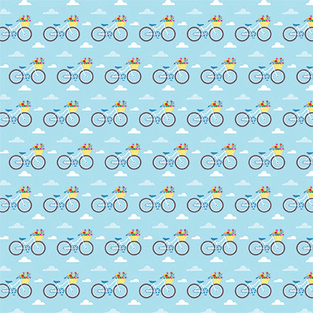 Echo Park:  12x12 Paper - Double-Sided Single Sheet - I Love Summer - Beach Cruising