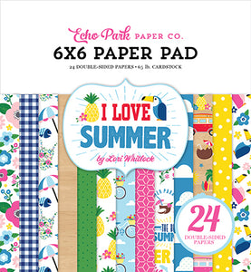 Echo Park: 6x6 Paper Pad - I Love Summer