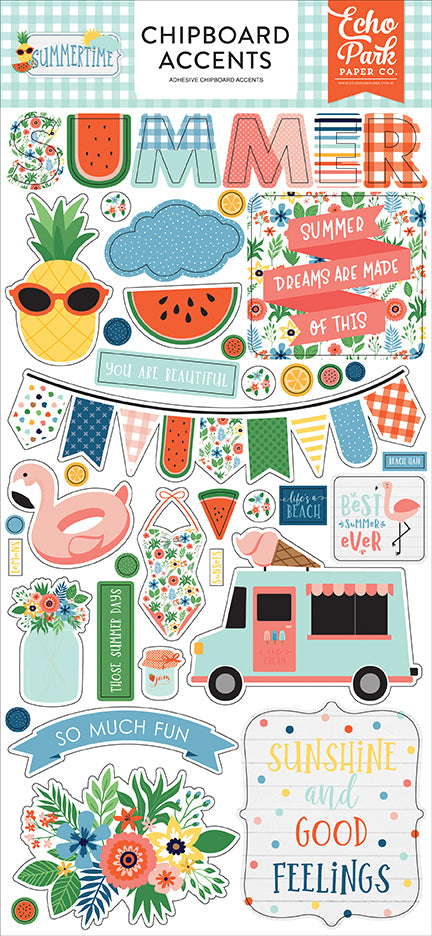 Echo Park: Summertime - Chipboard Accents