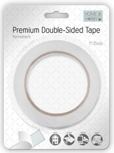 Home & Hobby: 3L- Premium Double-Sided Tape - 1" Permanent