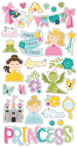 Simple Stories: Chipboard Stickers - Little Princess