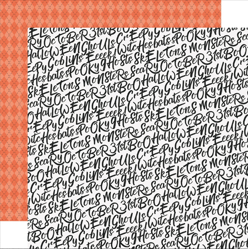 Simple Stories: 12x12 Double Sided Paper - Happy Haunting - Witching Hour