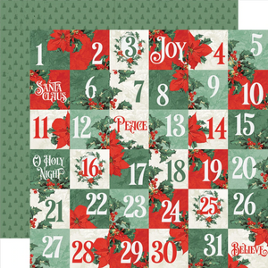 Simple Stories: 12x12 Double Sided Paper - Country Christmas - 2x2 Elements