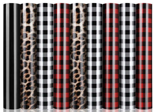 5 sheets of Printed/Patterned HTV