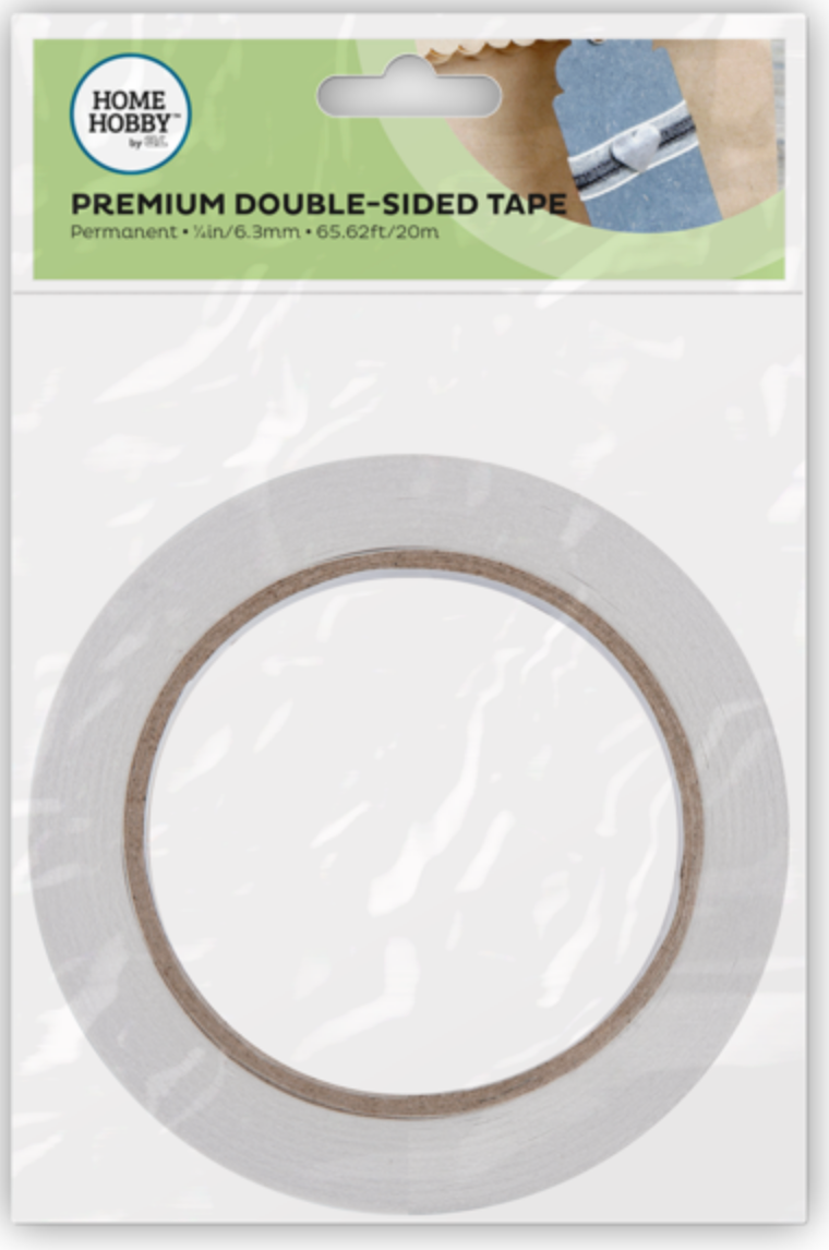 Premium Double-Sided Tape 1/4in - adhesive - 67090