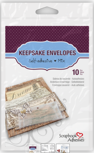 Keepsake Envelopes Mix - Adhesive - Item no.: 01662-6