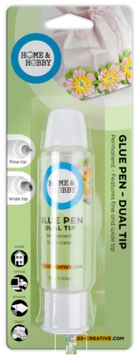 Scrapbook Adhesives: Dual Tip Glue Pen (1.23oz)
