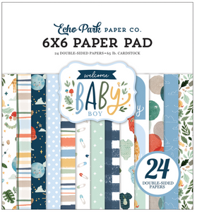 Echo Park Pad: 6x6 Paper Pad - Welcome Baby Boy