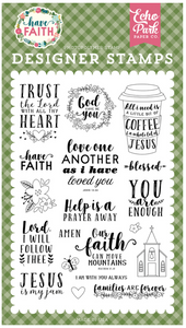 Echo Park: Designer Stamps - Trust in the Lord Stamps
