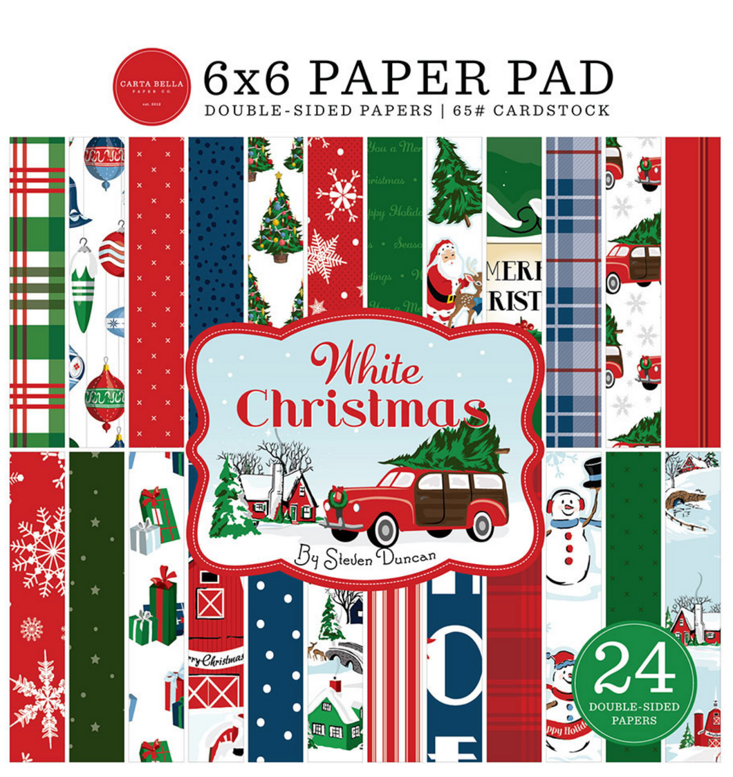 Carta Bella: 6x6 Paper Pad - White Christmas