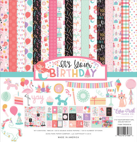 Echo Park Kit:  It's Your Birthday Girl
