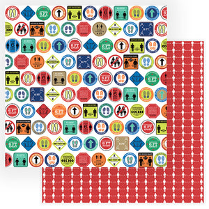 PhotoPlay - ColorPlay: 12x12" Double-Sided Paper - The New Normal - Six Feet Apart