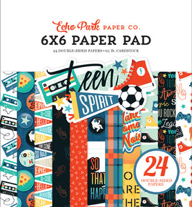 Echo Park: 6x6 Paper Pad - Teen Spirit - Boy